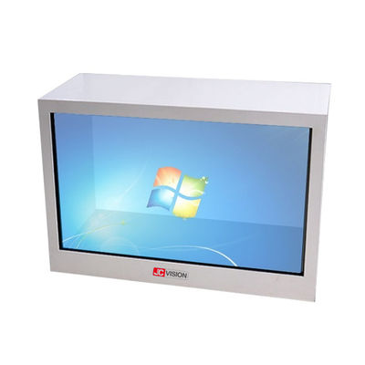 Διαφανής LCD οθόνη αφής 21,5 ίντσας, προθήκη επίδειξης διαφήμισης διαφανής