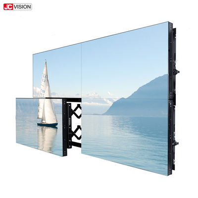 Έξοχο λεπτό όργανο ελέγχου τοίχων 2x2 τηλεοπτικό, ψηφιακό σύστημα σηματοδότησης λεωφόρων αγορών 4K LCD τοποθετημένο τοίχος