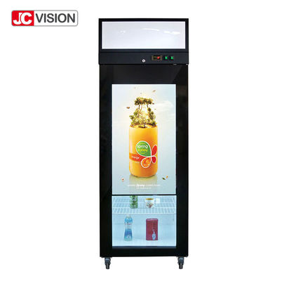 JCVISION 42 τεντωμένο ίντσα ψηφιακό διαφημιστικό όργανο ελέγχου πορτών ψυγείων επίδειξης φραγμών LCD