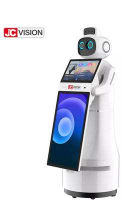 JCVISION υπηρεσία διοικητικού Humanoid επισκεπτών ρομπότ υποδοχής θερμικής λήψης εικόνων