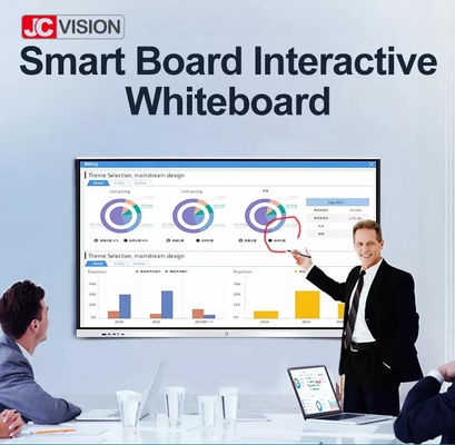 65 διπλό σύστημα επίπεδης οθόνης ίντσας 4k έξυπνο διαλογικό Whiteboard για την εκπαίδευση