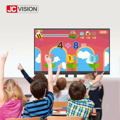 JCVISION 65 - Διαδραστική οθόνη Smartboard 110 ιντσών AG Temple Glass IR οθόνη αφής LCD