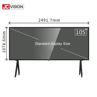 JCVISION 105 ίντσα 20 έξυπνος πίνακας αφής IR σημείων για τη διδασκαλία τάξεων