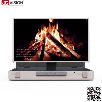 JCVISION 27 "μακρή οθόνη χαρτοφύλακα Εικονική οθόνη Android 12 Σύστημα έξυπνη οθόνη βαλίτσα