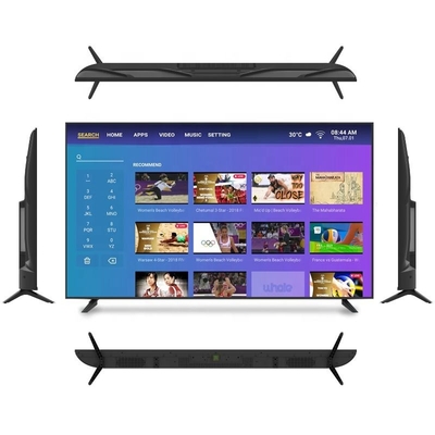 JCVision 75 ιντσών έξυπνη τηλεόραση Android 12.0 λειτουργικό σύστημα 300 Cd/M2 με 56 γλώσσες οθόνης