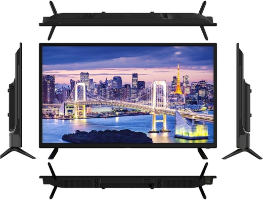 JCVision 75 ιντσών έξυπνη τηλεόραση Android 12.0 λειτουργικό σύστημα 300 Cd/M2 με 56 γλώσσες οθόνης