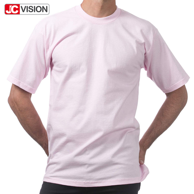 JCVISION T-Shirt για ανδρικά ρούχα T-Shirt ανδρών 100% βαμβάκι O λαιμό Σύντομο μανίκι απλό oversized καλοκαιρινό πουκάμισο