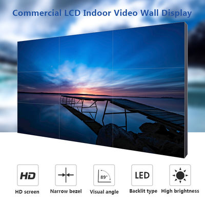 4K τηλεοπτική επίδειξη 3x3 LCD τοίχων LG LCD της Samsung που διαφημίζει τον τηλεοπτικό τοίχο