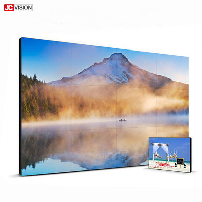 46inch τηλεοπτική επίδειξη 3.5mm τοίχων LCD Bezel 500nit LCD τοίχος οθόνης