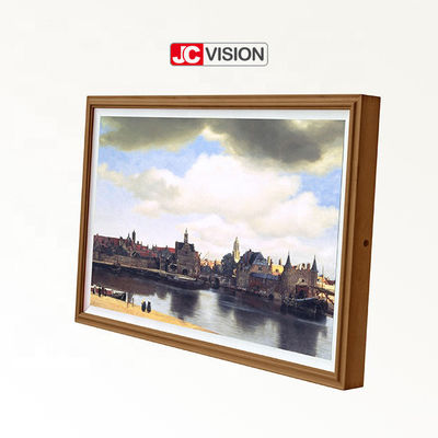JCVISION ψηφιακό πλαίσιο φωτογραφιών LCD 32 ίντσας κομψό πλαίσιο φωτογραφιών τέχνης τοποθετημένο τοίχος ψηφιακό