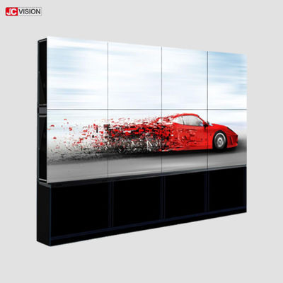 τηλεοπτική οθόνη 500cd/m2 LCM Jcvision 55 ίντσα 0.88mm τοίχων χρώματος LCD 6.77M Bezel
