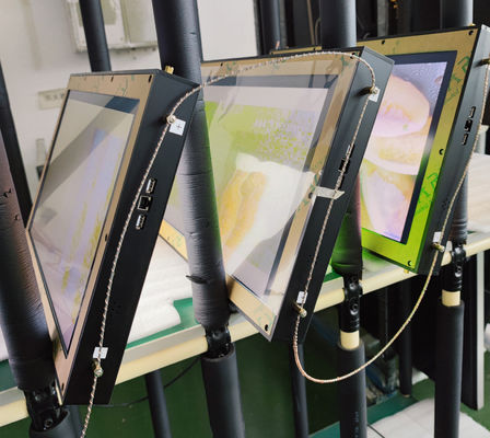 Το κρύσταλλο επίδειξης παραθύρων LCD σημείων λέιζερ οδήγησε το καλώδιο 21 τοπίων ακίνητων περιουσιών»