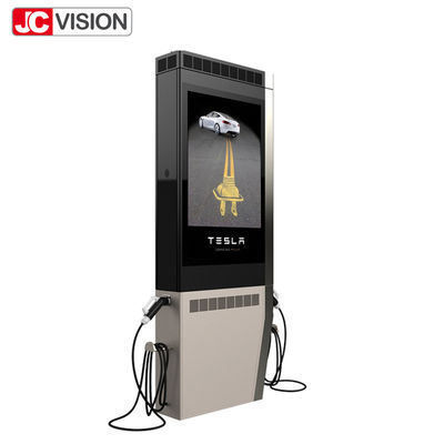 JCVISION υπαίθρια ψηφιακή αφίσα επίδειξης συστημάτων σηματοδότησης για το σταθμό χρέωσης αυτοκινήτων Ε