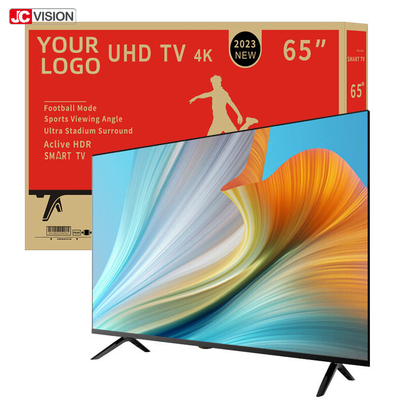 JCVISION LED LCD πλήρης επίπεδης οθόνης τηλεόραση 55 ιντσών έξυπνη τηλεόραση 4k OEM Android WIFI