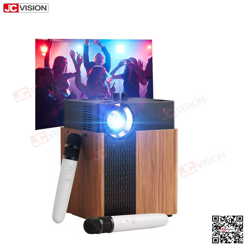 Jcvision Smart DLP Projector Εξωτερικό Σπίτι Πάρτι Καραόκε Δωμάτιο LED 1080P Projector