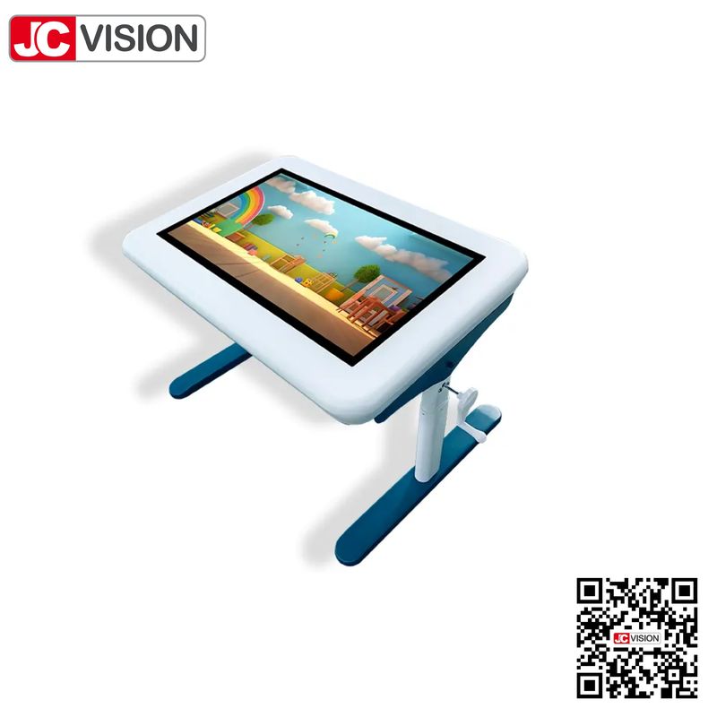 JCVISION Android 32 "LCD οθόνη 20 σημείων οθόνη αφής εκπαιδευτικό πίνακα αφής με ρυθμιζόμενο ύψος