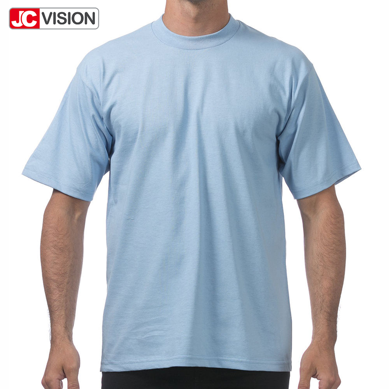 JCVISION T-Shirt για ανδρικά ρούχα T-Shirt ανδρών 100% βαμβάκι O λαιμό Σύντομο μανίκι απλό oversized καλοκαιρινό πουκάμισο