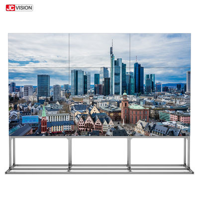 Βάση Στήριξης Τοίχου Οθόνης 55 ιντσών 3x3 Seamless Monitor Wall LCD Splicing Screen Video Wall