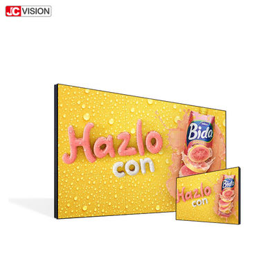 55 ιντσών οθόνη LCD βίντεο, 500nit Zero Bezel βίντεο τοίχος για το Business Center